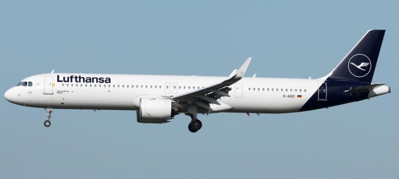 Der Airbus A321neo "Minden" (Taufpatenschaft)